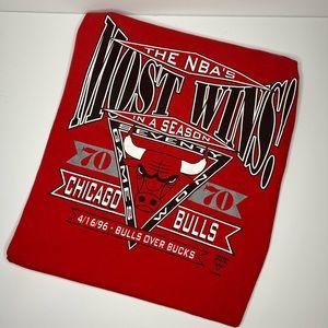 Vintage 1996 Chicago Bulls Most Wins T-Shirt